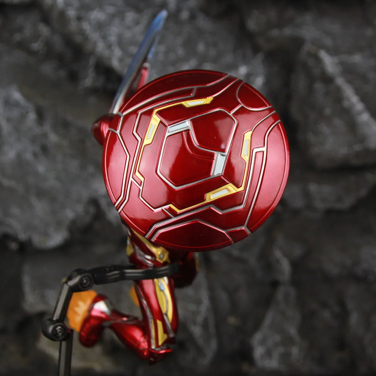 ZD Toys Deluxe Ironman Mark L 50 MK50 Nano Armor Weapons 7" Actionfigur LED-Lichtplattform Tony Stark Infinity War Modellpuppe – Detail 17