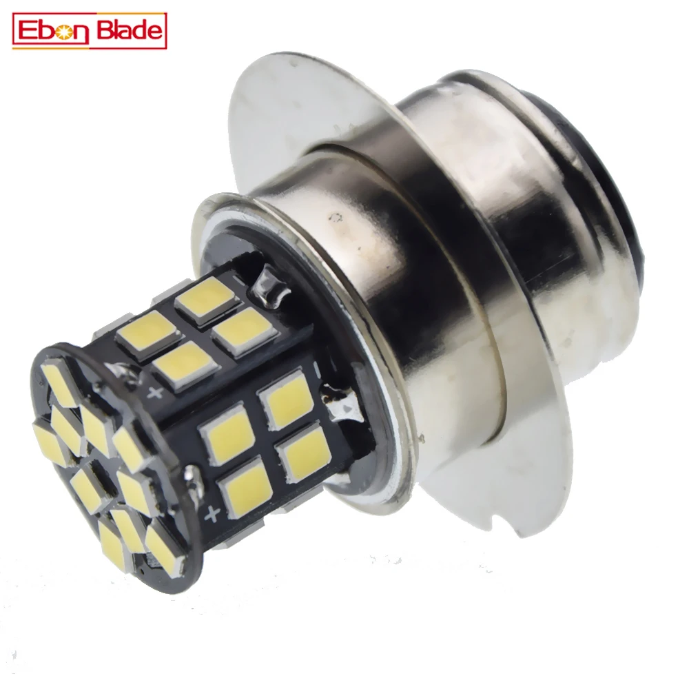 1 X P36D Motorcycle LED Headlight Bulb 30SMD Moto Motorbike Hi/Lo Beam Scooter Moped ATV Front Head Light Lamp White  6V 12V 24V