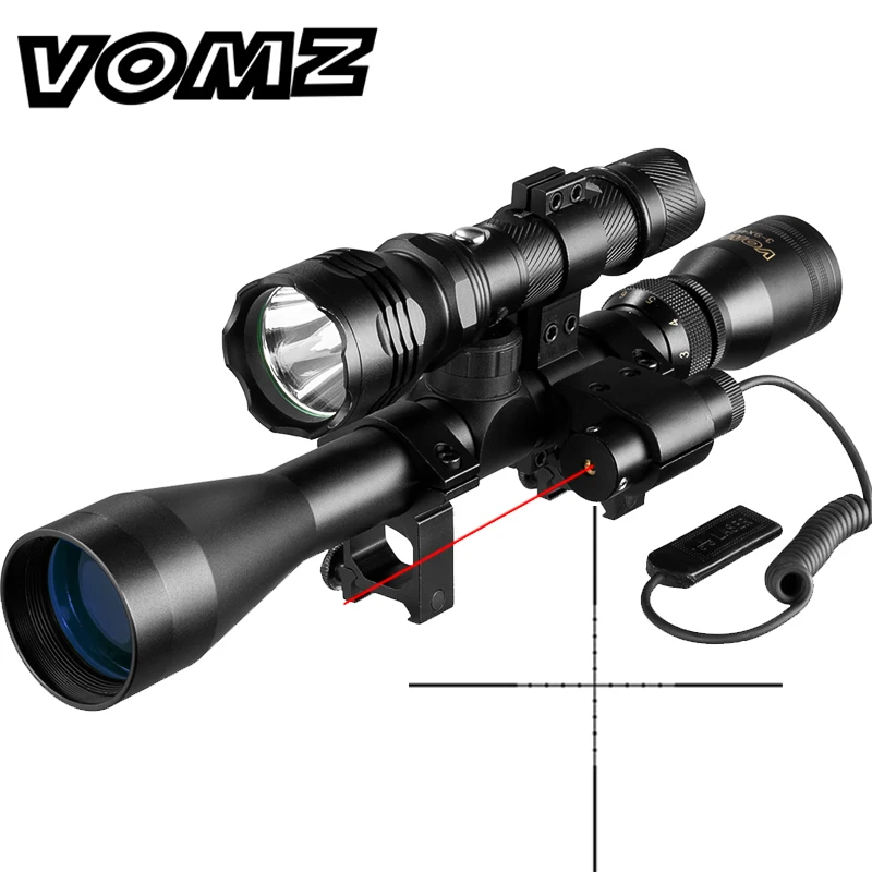 VOMZ 3-9X40 Scope Wire Rangefinder Reticle Hunting Deer Air Rifle Crossbow Mil Dot Reticle Riflescope Tactical Optical Sights