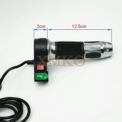 Imagen 2 del producto Citycoco-mango de acelerador Universal de 60V con bocina, velocímetro de instrumento LCD para patinete eléctrico chino Halei Citycoco