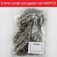 500PCS 0.6mm 0.8mm Hot Wave Staples For Car Bumper Plastic Welder Repair Kit Pre-cut Stainless Steel Welding Nail Stapler