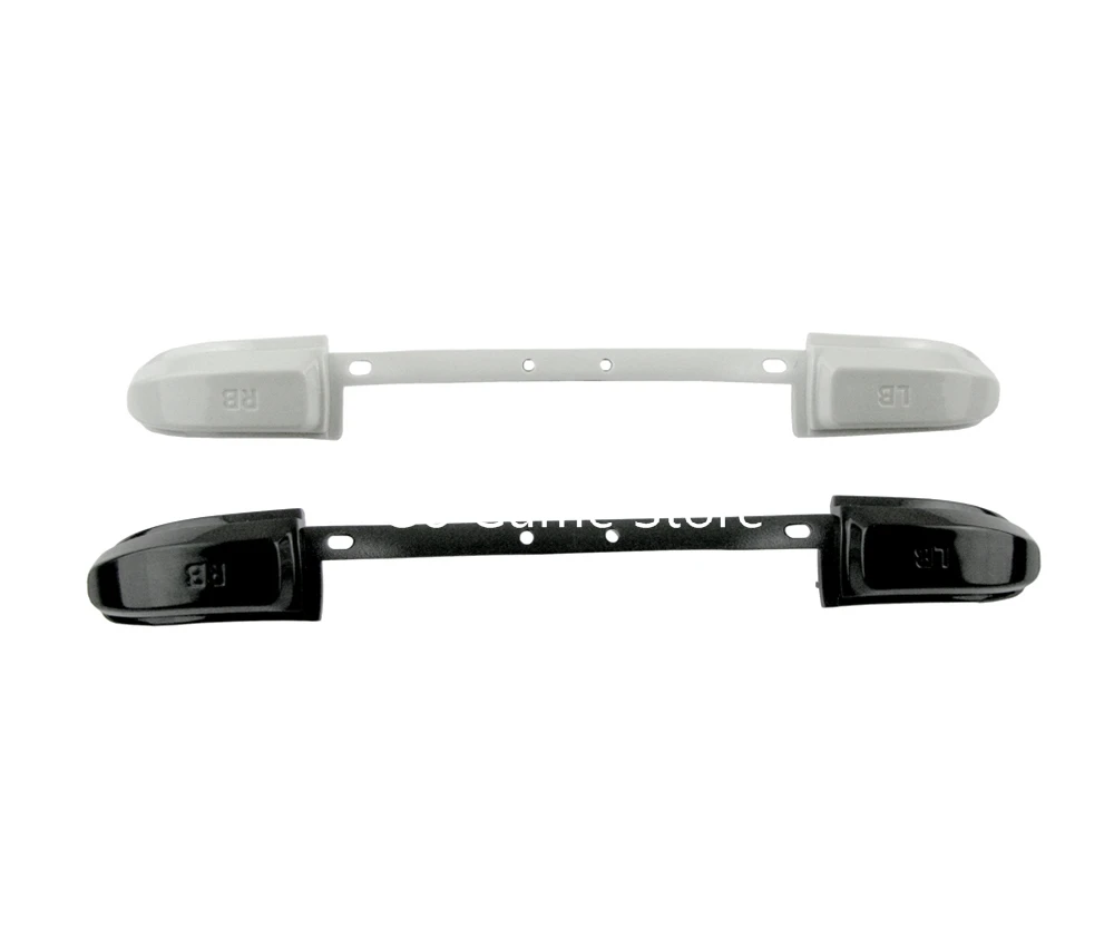 Kit pulsanti bianco e nero 2 pezzi paraurti LB RB per XBOX360 maniglia cablata e wireless striscia di copertura pulsante LB RB