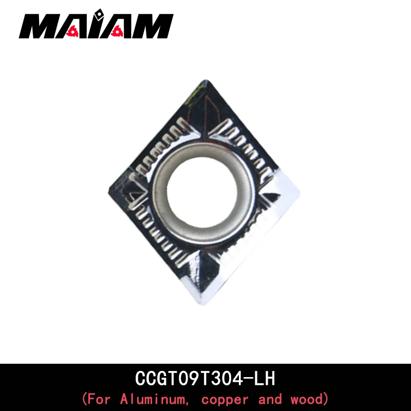 CCMT carburo di Tornitura strumento CCGT09T3 02 04 08 CCGT09T308 CCGT09T304 CCGT09T302 inserire e SCLC asta strumento per Alluminio/rame/Legno