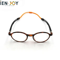 IENJOY Magnetic Reading Glasses Folding Square Adjustable Hanging Neck Presbyopia Eyewear Women Diopter Reader Eyeglasses Men