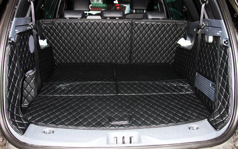

Good quality! Special car trunk mats for Ford Everest 7 seats 2019 waterproof boot carpets cargo liner mat for Everest 2018-2016