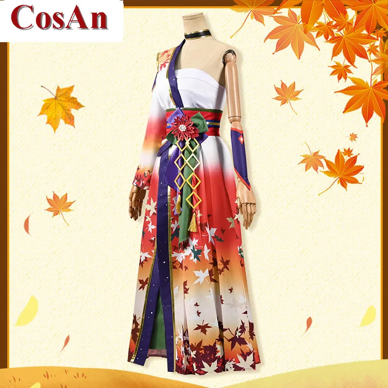 CosAn Hot Game Umamusume: Pretty Derby Symboli Rudolf Cosplay Costume Printed Kimono Uniform Activity Party Role Play Clothing