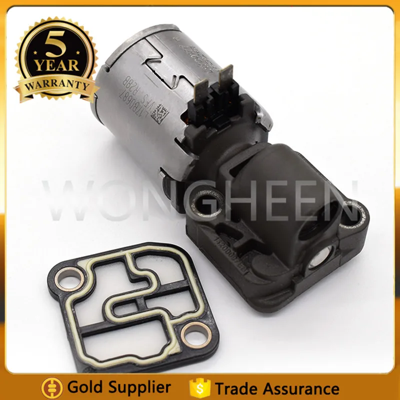 0BH DQ250 DSG 6 Speed Auto Transmission Solenoid with Gasket For VW Golf Audi N215 PC1 N216 02E321371 02E321371E