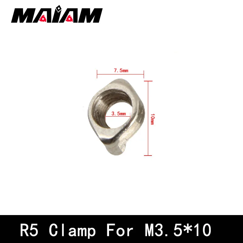 R4/R5/R6/R8 fresa asta EMR serie morsetto per M3 M3.5 M4 M5 vite Incisione CNC strumento strumento tornio asta di estrusione accessori