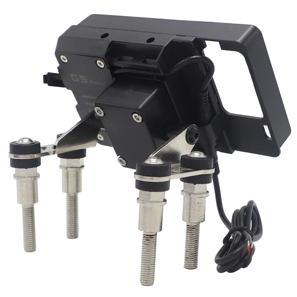 Soporte de navegación para teléfono móvil, accesorio para manillar de BMW F750GS, F850GS, F800GS, F700GS, R1200RS, R1200R, carga USB, 12mm, 2018, 2021