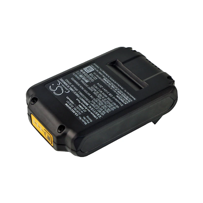 Cameron Sino Bateria do Dewalt DCB180 182 185 203 pasuje do Dewalt XR Li-Ion 18V 780 883B 895B Elektronarzędzia Zamiennik baterii 1500