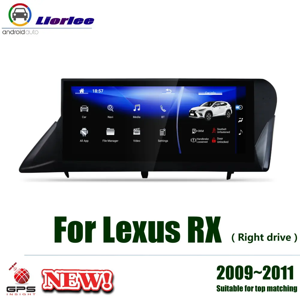 

For Lexus RX 2009-2011 Car Android Multimedia Player GPS Navigation DSP Stereo Radio Video Audio Head Unit 2din System