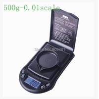 500g 0.01g Pocket Digital Scale Precision 500gx0.01 Mini Jewelry Electronic Scales g/oz/ct/ozt Blue Backlight Weight Balance