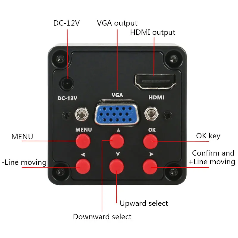 13MP 1080P HDMI VGA SONY IMX307 промышленный видео микроскоп камера C-Mount