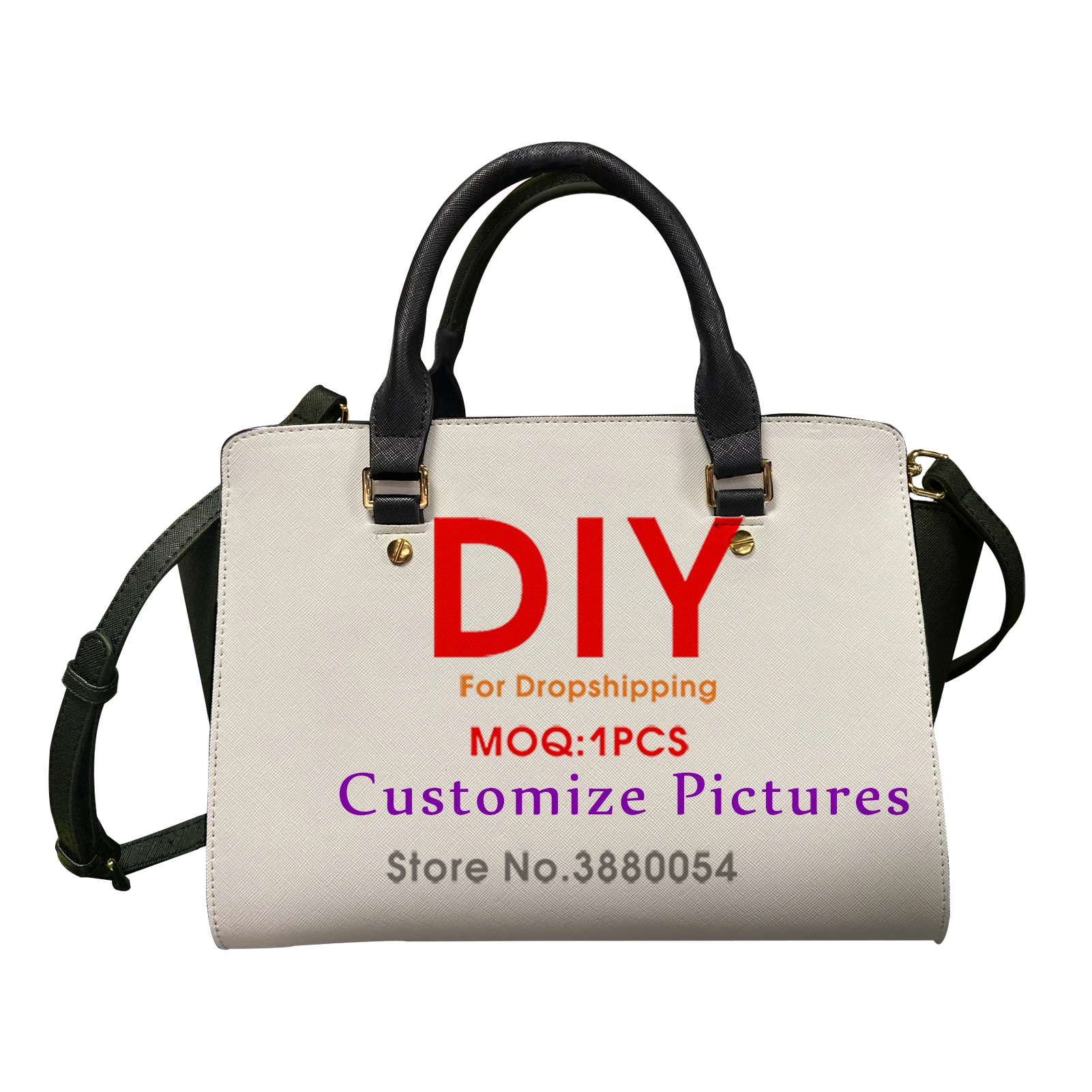 Imagem -02 - Noisydesigns-bolsa de Ombro Personalizada para Mulheres Bolsas de pu Bolsa de Couro Impresso Casual Luxo Floral Messenger Sac Novidades Trend Dropship