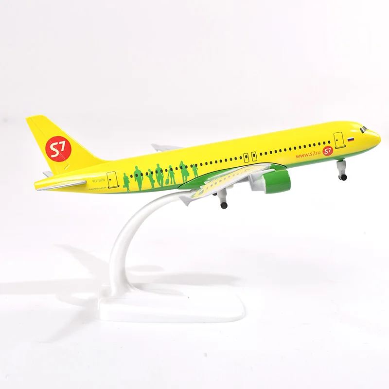 JASON TUTU 20Cm S7 Siberia Airbus A320 Mô Hình Máy Bay Máy Bay Máy Bay Mô Hình Diecast Kim Loại Quy Mô 1/300 Máy Bay Thả Vận Chuyển