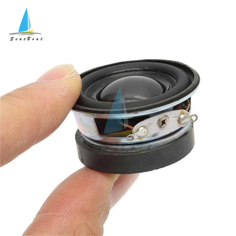 1Pcs Speaker Horn 3W 4R Diameter 4CM Mini Amplifier Rubber Gasket Loudspeaker Trumpet