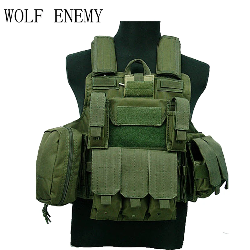 Molle Outdoor Hunting Training Tactical Strike Plate Carrier CIRAS Vest Digital ACU Camo MC Camo Woodland OD BK FG ATFG CB