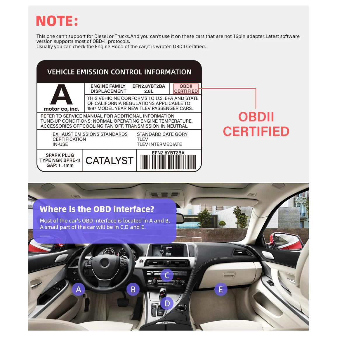 V2.1 V1.5 OBD2 / OBDII Super MINI ELM327 Bluetooth Version 2.1 Error Coder Android Torque Car Code Scanner For Multi-brands