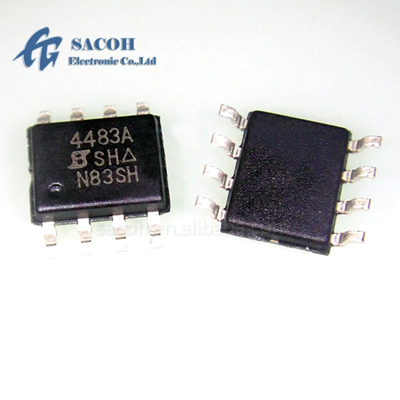 10PCS/lot New OriginaI SI4483ADY 4483A SI4483ADY-T1-E3 SI4483A or SI4483EDY 4483E SI4483 SOP-8 P Channel 30V MOSFET