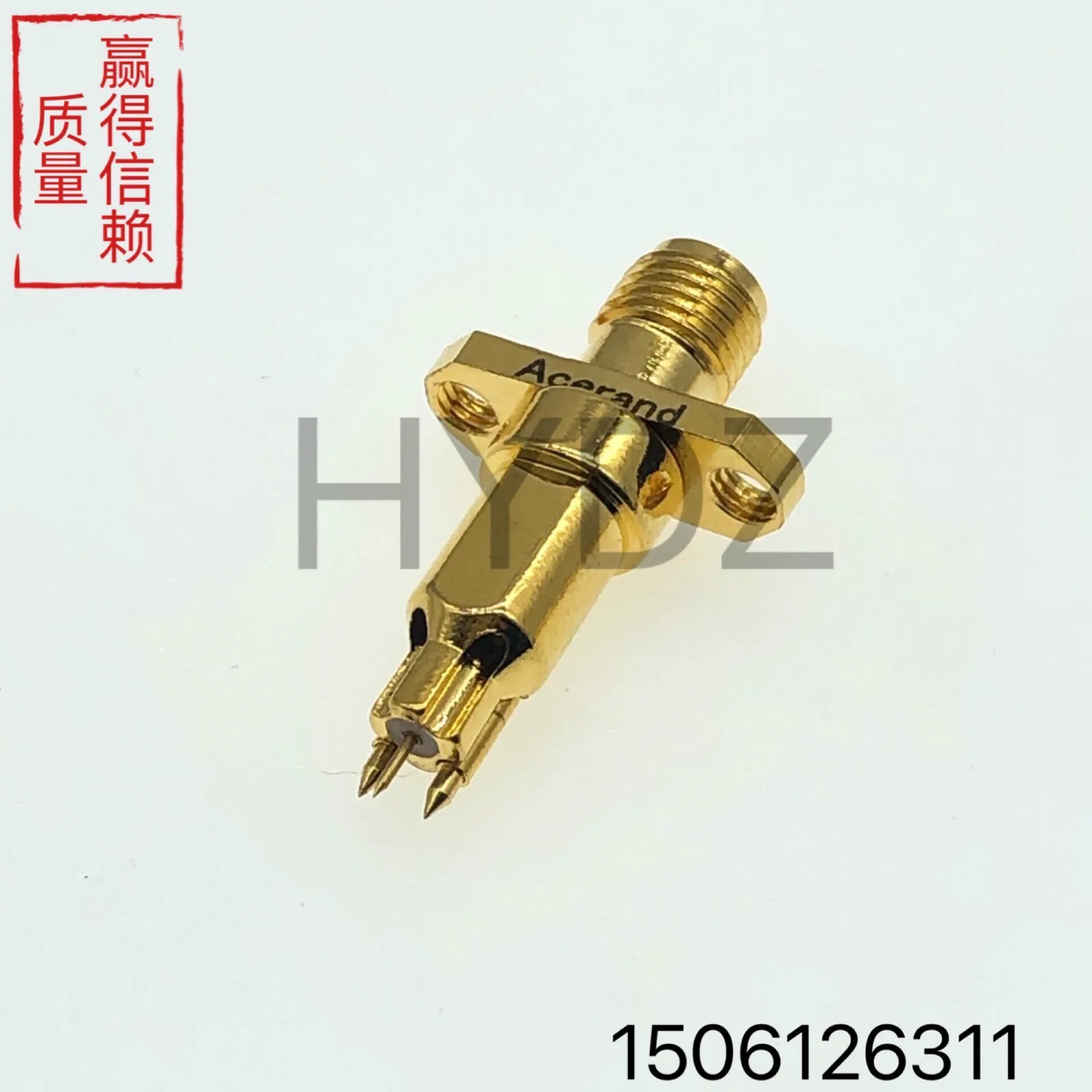 

RF SMA-KF three-pin signal test AP double-pin high-frequency pin can be welded with SMA female high-quality connector