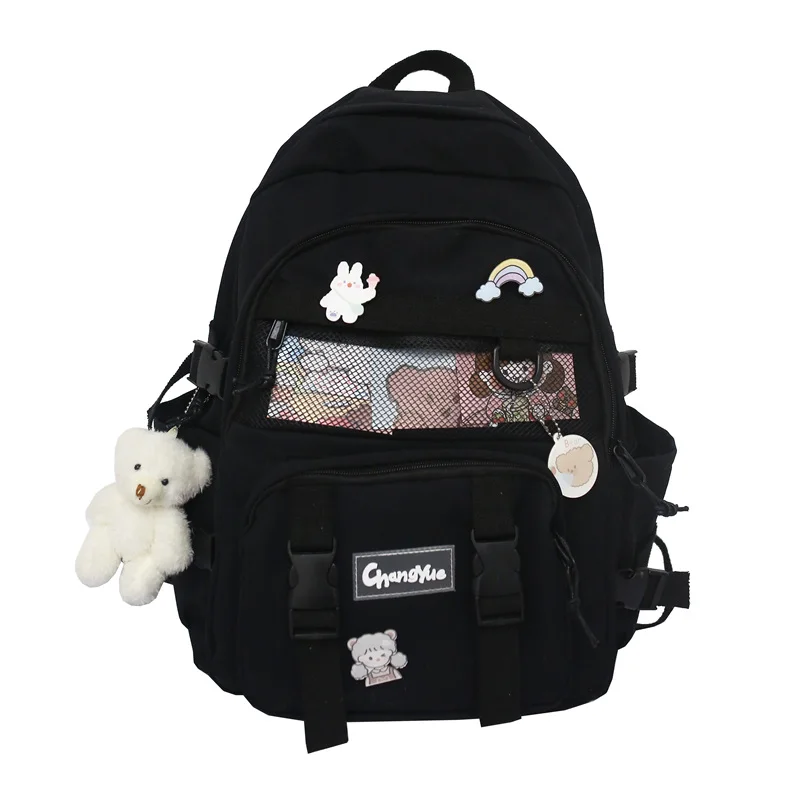 2021 Fashion Lovers Rucksack Women Backpack Kawaii Bookbag for Teenage Schoolbag Laptop Mochila Female Travel Shoulder Bag