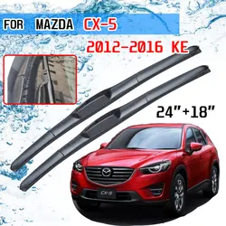 For Mazda CX-5 2013 2014 2015 2016 KE CX5 CX 5 MK1 Accessories Car Front Windscreen Wiper Blades Brushes Cutter U Type  J Hook