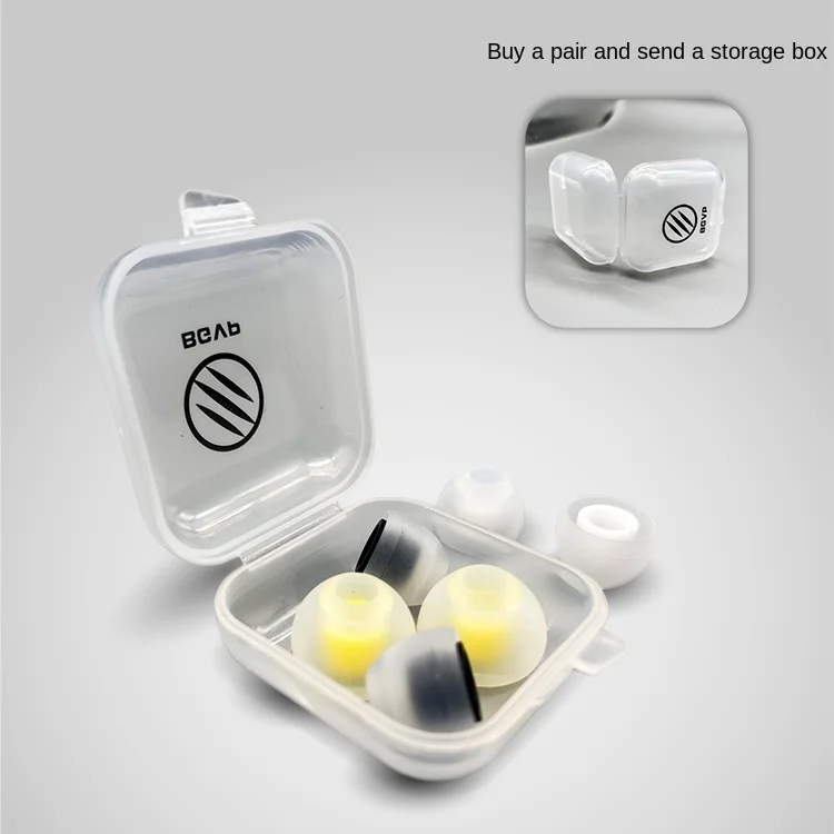 Lot (6 buah) Set BGVP E Earphone bantalan telinga silikon lembut ujung telinga setelan Aksesori penutup earbud dalam-telinga