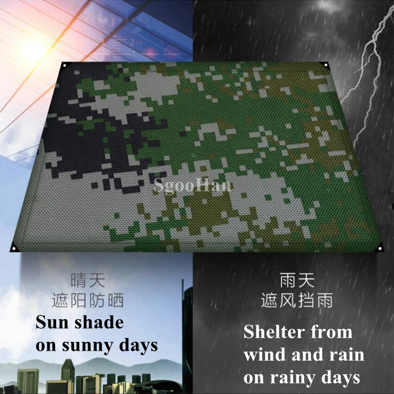 500g/m2 Digital Camo Canvas PVC Coated Banner Tarpaulin Truck Canopy Rainproof Cloth Dog House Shed Waterproof Cloth Shade Sail