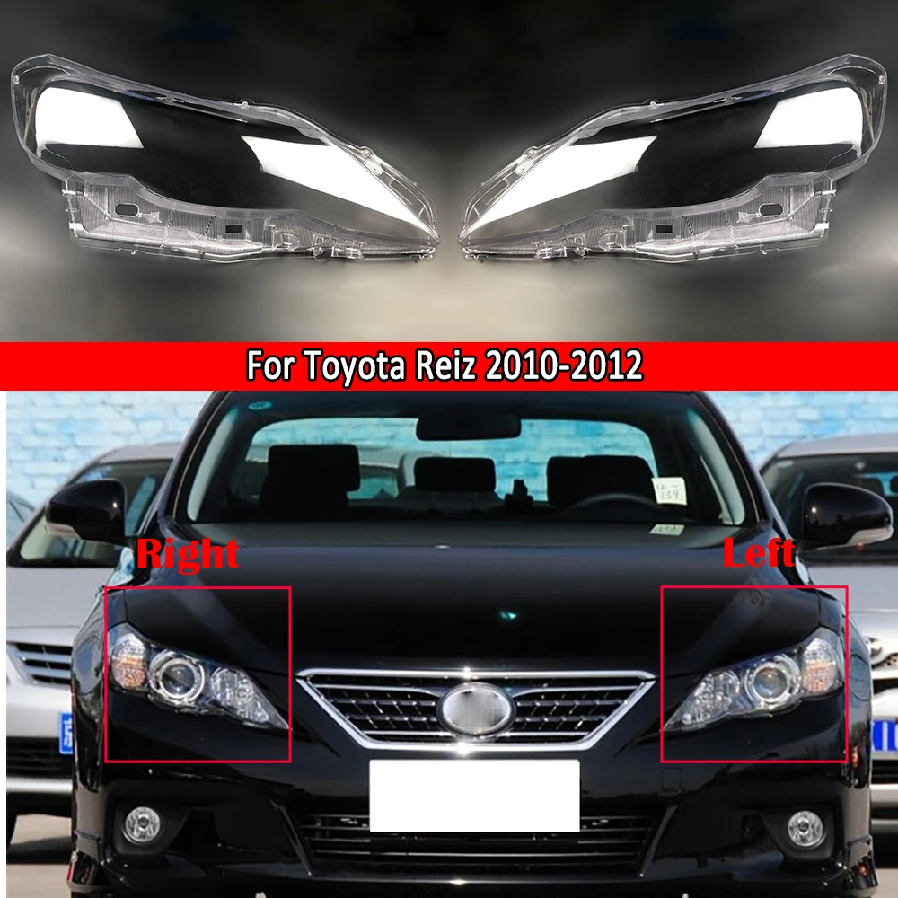 Car Front Headlight Lens Auto Shell Cover For Toyota Reiz 2010 2011 2012 Headlamp Lens Lampshade Lampcover Bright Lamp Shade