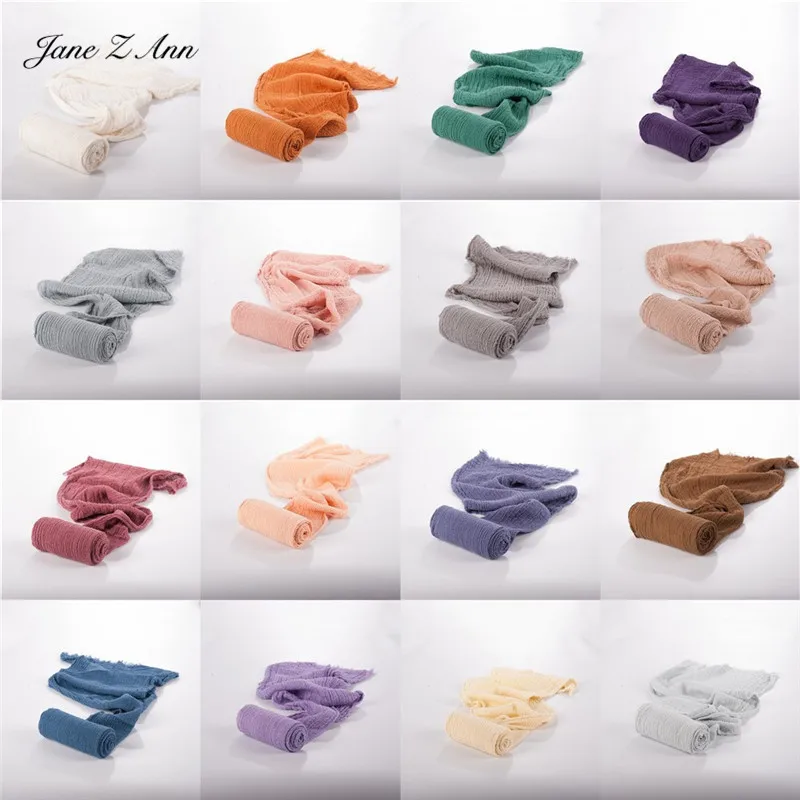 Jane Z Ann Baby Photo Wraps Studio shooting quality Cotton Bubble Yarn Elastic Wrapping Cloth basket filler 40X180cm