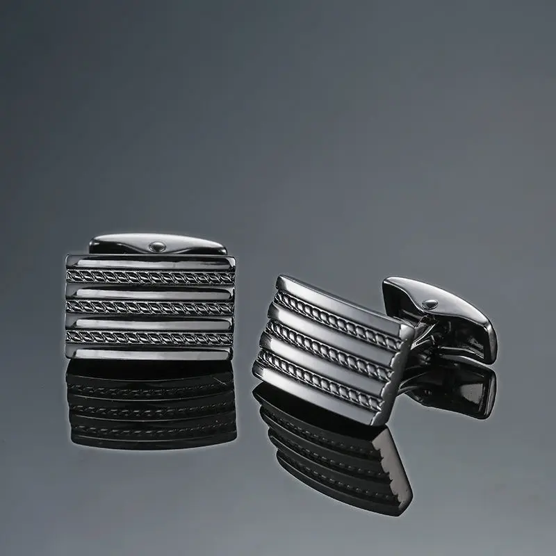 New fashion men\'s French shirt Cufflinks high quality enamel craft stripe Cufflinks wholesale / retail