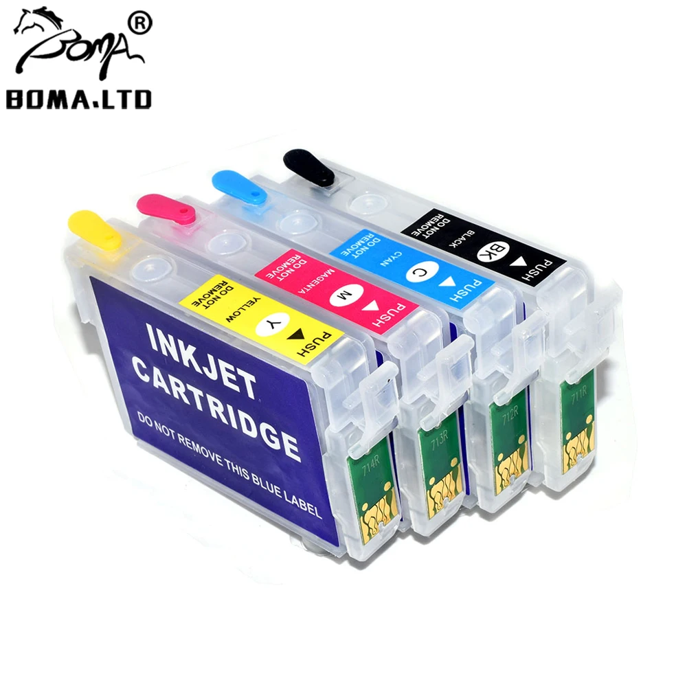 Europe T0711 ARC Chip Refillable Ink Cartridge For EPSON Stylus SX210 SX209 SX200 SX115 SX110 SX105 SX100 SX20 SX21 D92 D120