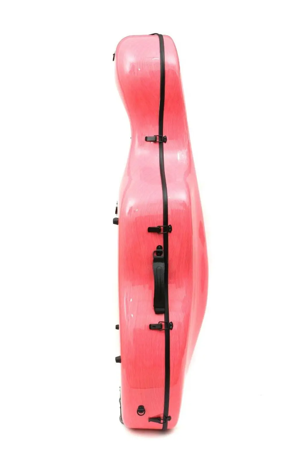 4/4 Pink Cello Case Mixed Carbon Fiber Strong Light Carry Cello Box 4.2kg