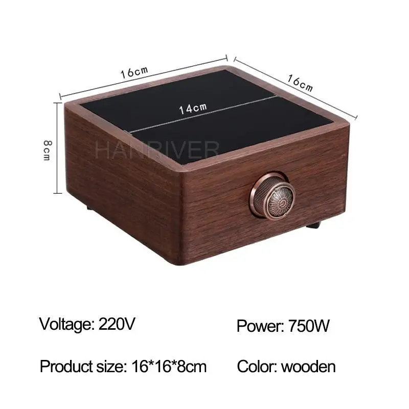 Electric Stove Hot Stove Plate Tea Maker Heating Furnace Boiler Boiler Multifunctional Rice Cooker Wood Electric Stove 220V