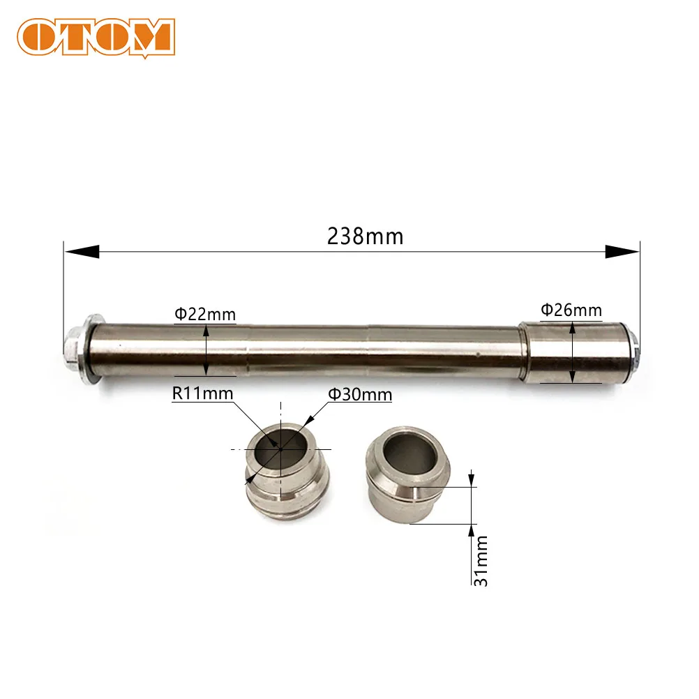 OTOM 2023 Bicycle Shaft Thru Axle Skewer Motorcycle Front Fork Wheel Axis Hub Protector For KTM SXF XC HUSQVARNA FC FE GASGAS MC