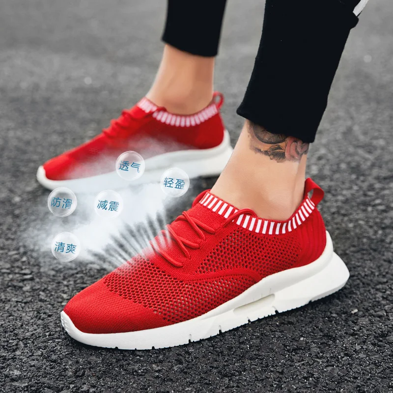 

Tenis Masculino Men Tennis Outdoor Jogging Sock Sport Shoes Male Sneakers Tenis Plataforma Zapatillas Hombre Deportiva Cheap