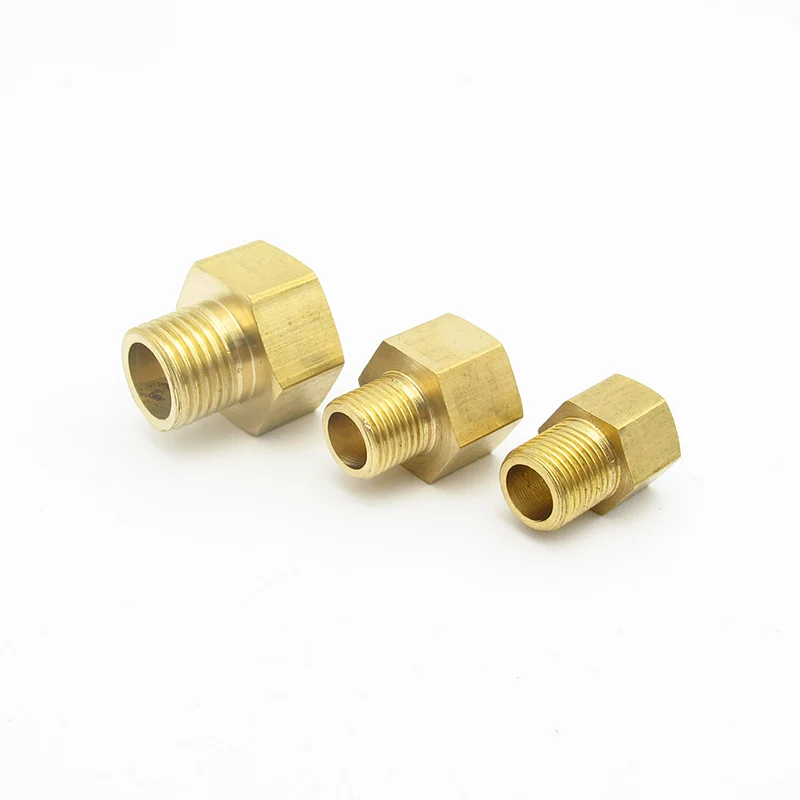 

M10 M14 M16 M20 Metric Female To Male Thread Brass Pipe Fitting Coupler Connector Adapter For Water Fuel Gas