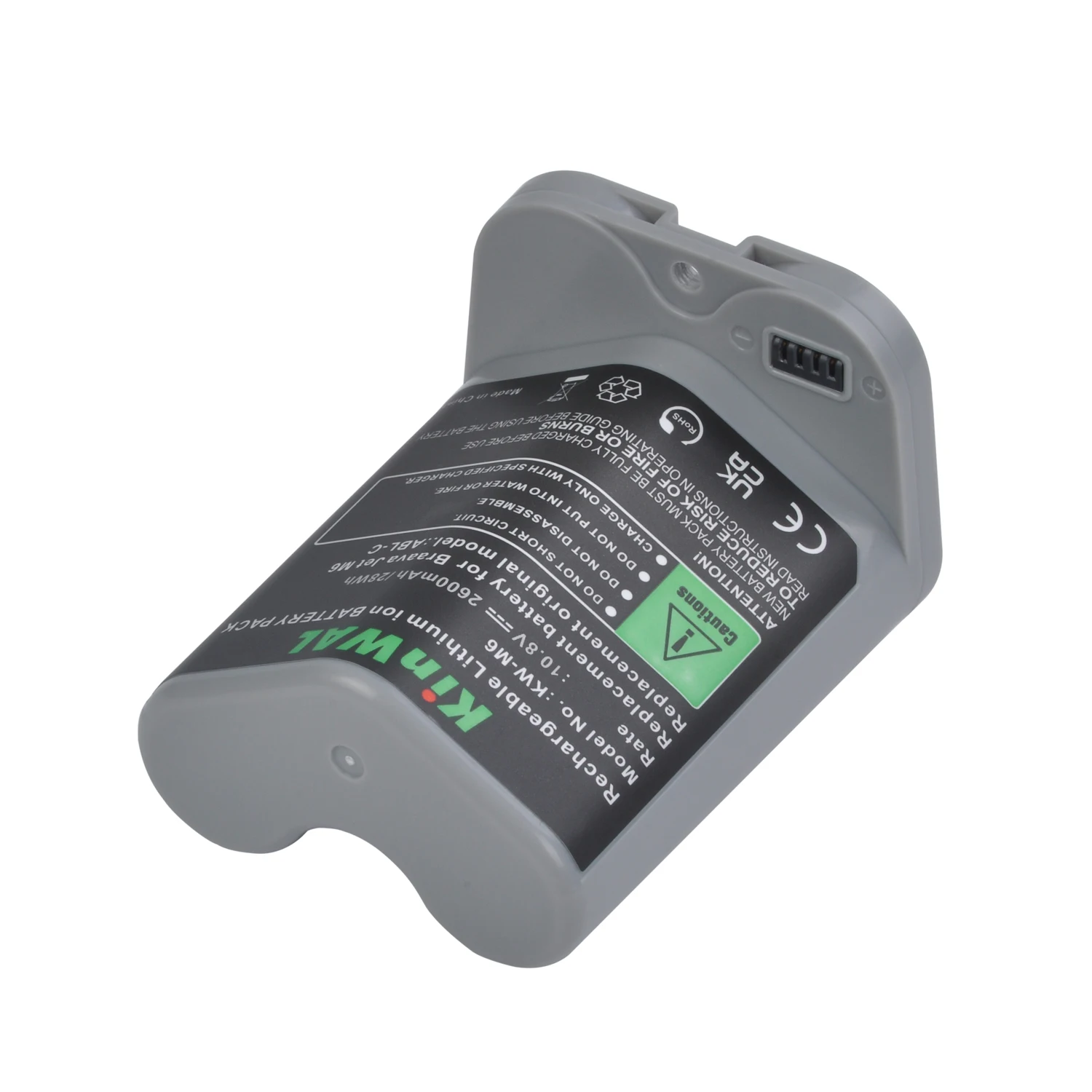 Batterie pour aspirateur professionnel iRobot Braava Jet M6, 2600mAh