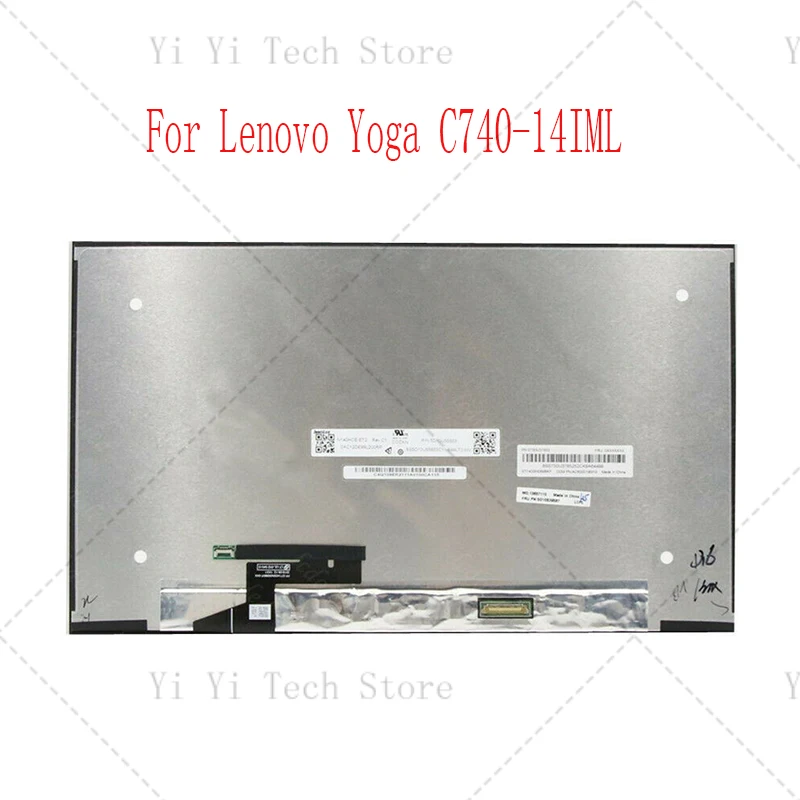 

15,6-дюймовый ноутбук Yoga C740, 14-дюймовая фотография для Lenovo B140HAN06.4 C740-14 FHD 14,0 x, ЖК-панель с сенсорным экраном