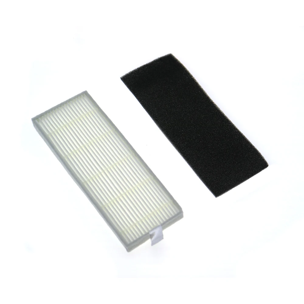 18Pcs/lot Robot vacuum cleaner Hepa filter for ilife A8 a40 a6 a4 a4s parts filter Side Brush danhui robot vacuum cleaner parts