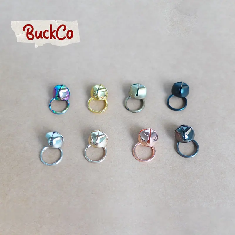 1pc Retailing DIY accessory 12mm lovely have the bell for cat collar high quality plated metal buckle 8 colours