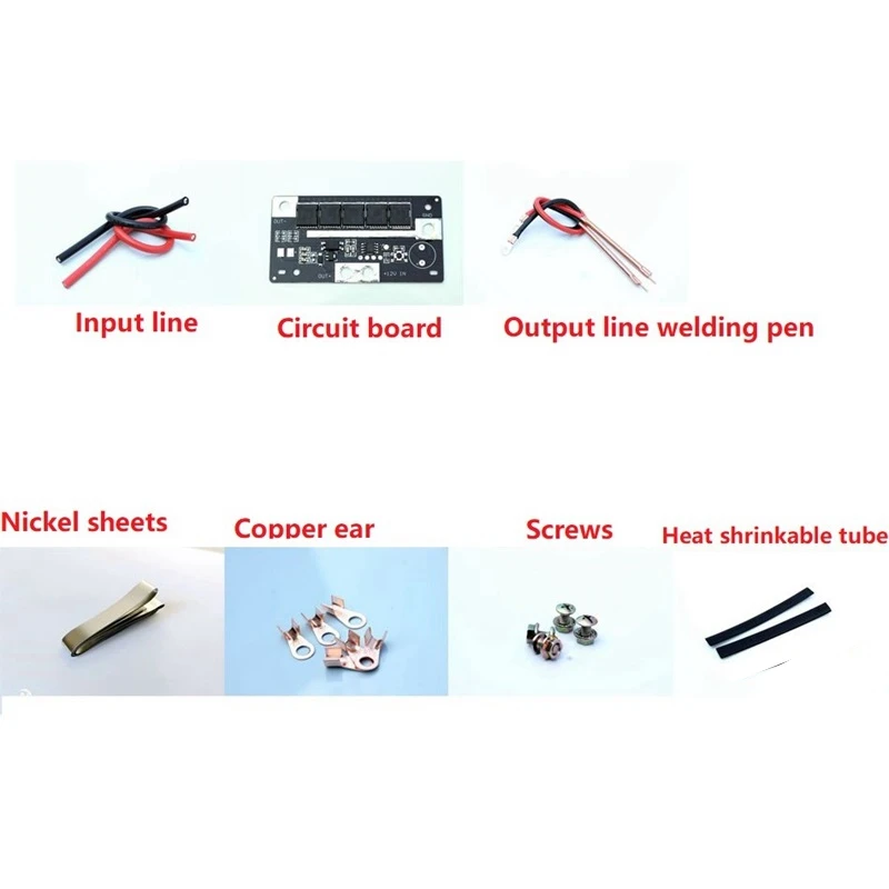 Spot welding machine accessories welding pen full set of accessories DIY portable 12V battery energy storage spot welding machin