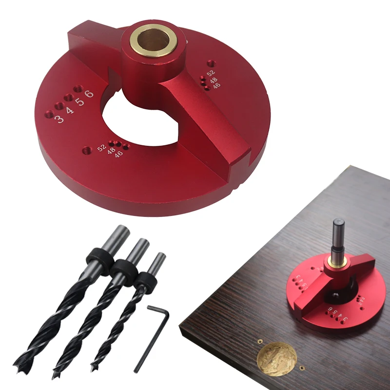 

Multifunctional Hinge Drilling Dowel Jig Hole Puncher 35mm Concealed Cabinet Door Hinge Drill Guide Locator Furniture Tools