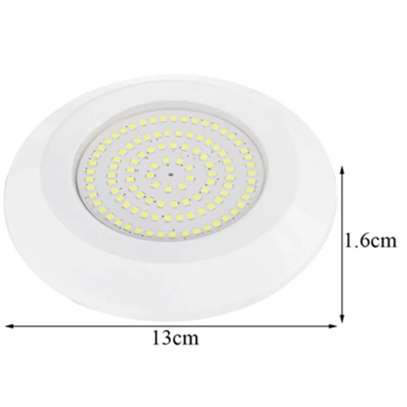 DC 12V 72 ไฟ LED RGB สีขาวอุ่นสีขาวกันน้ำ IP68 RGB Submersible Light Night โคมไฟกลางแจ้ง