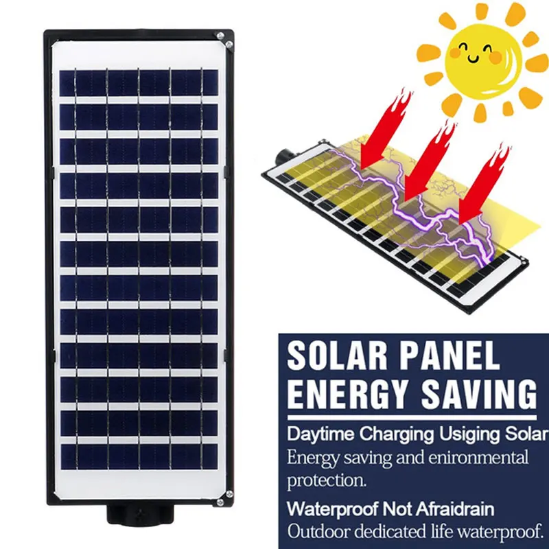 Outdoor 800W 1500W 2500W 3000W 1120LED Solar Street Lamp IP65 Waterproof With Motion Sensor Remote Control Solar Street Lighting