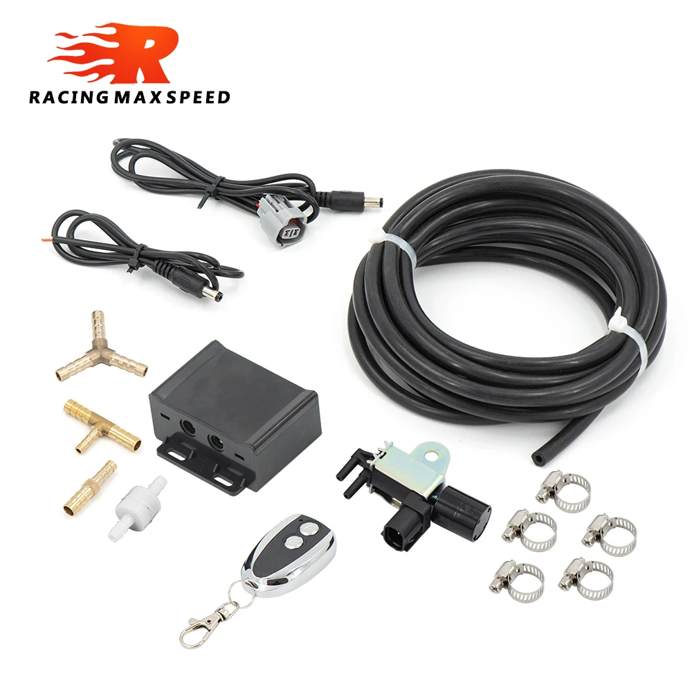 Universal Wireless Remote Vacuum Exhaust Cutout Valve Controller Set with Remote For BMW AUDI