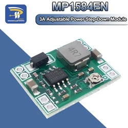 Module d'alimentation électrique Ultra-petit, DC-DC abaisseur, MP1584 en 3a, convertisseur Buck réglable pour remplacement Arduino LM2596