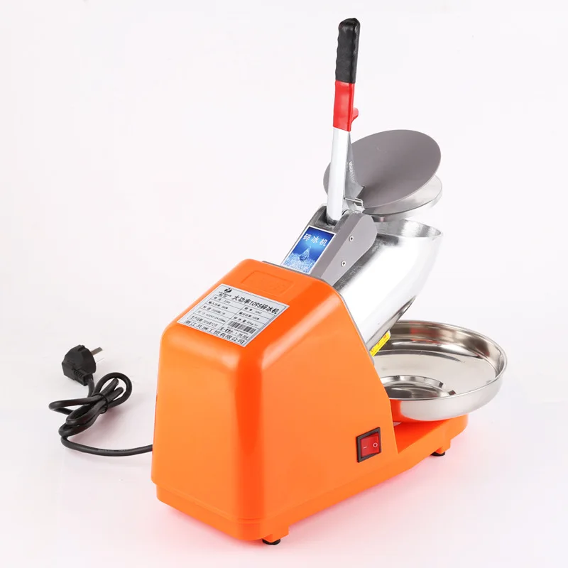 Electric Ice Crusher Smoothie Shaver Slush Ice Block Breaking grinder Machine 85KG/H 220V