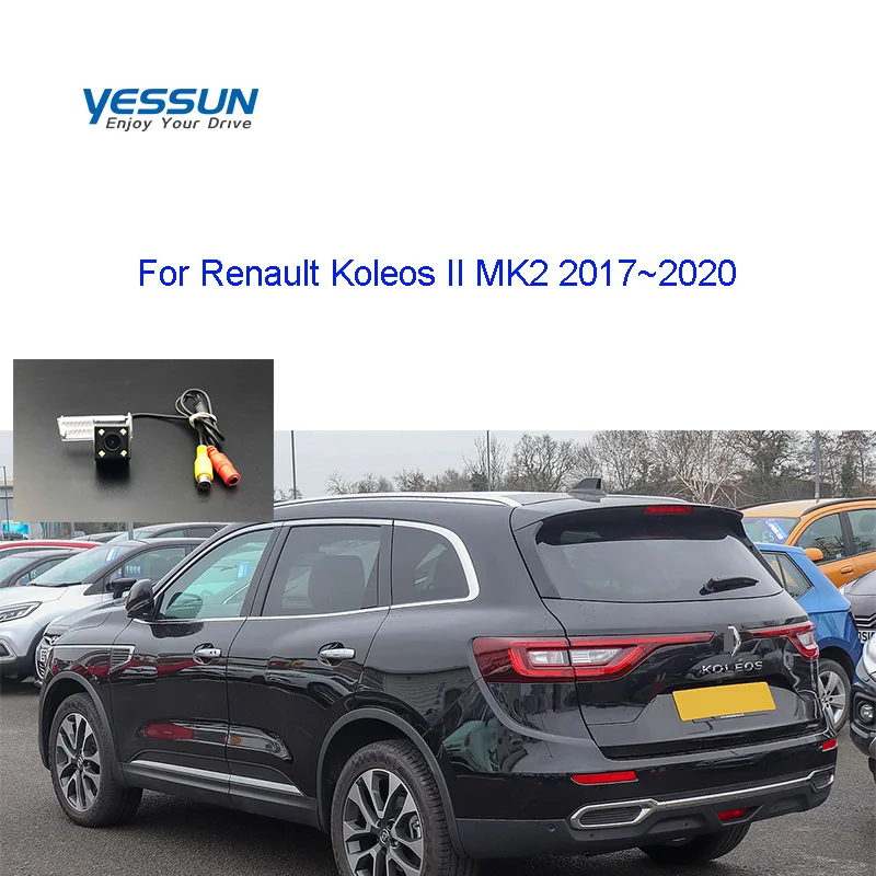 

Yessun License plate camera For Renault Koleos HC II MK2 2017~2020 Car Rear View camera/ night view HDparking camera