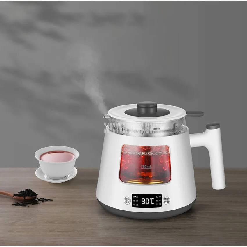 

0.8L Automatic Steam Tea Maker Teapot Electric Kettle Boiler Glass Tea Pot Hotel Water Boiler Red/Green/Black Tea Boiling Pot